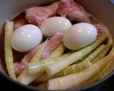 姫竹と手羽元の煮物☆卵も入れてね♪作り方3写真