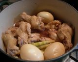 姫竹と手羽元の煮物☆卵も入れてね♪作り方4写真