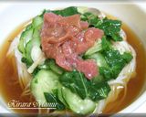 ＊そうめん・冷奴にモロヘイヤのおひたし＊作り方4写真