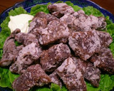 懐かしの味わい！鯨の竜田揚げ♪作り方3写真