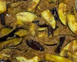大きな耐熱皿で作る！レンチン麻婆茄子作り方5写真