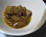 鶏レバーと鶏のハート　ニンニクとトマト炒作り方9写真