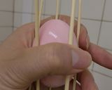 お花のゆで卵（紅しょうが風味）お弁当に♪作り方3写真