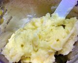 じゃがいも餅の春菊ジェノベーゼソースがけ作り方4写真