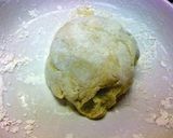 じゃがいも餅の春菊ジェノベーゼソースがけ作り方5写真
