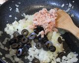 オリーブとツナのトマトスパゲティ作り方4写真