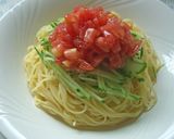 すぐに食べたい時の★冷製トマトパスタ★作り方4写真