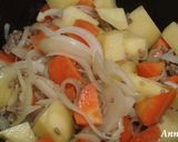 ☆野菜ジュースで煮込んだ夏野菜カレー☆作り方1写真