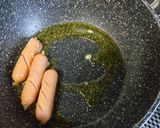 ワンパンペペロンチーノ丼作り方1写真