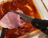 レンチン『旨辛チキンと野菜のチーズ乗せ』作り方1写真