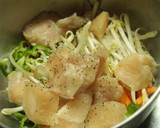 鶏ささ身とたっぷり野菜の包み蒸し作り方1写真