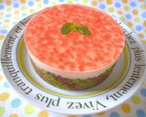 ♥スイカのレアチーズケーキ♥作り方14写真