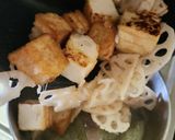 ご飯泥棒☆蓮根&厚揚げ青のりマヨ☆お弁当作り方2写真