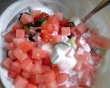 カレーのお供にも♪簡単すいかのライタ作り方3写真