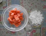 スイカシロップかき氷にかけてどうぞ!作り方1写真
