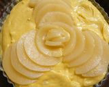 簡単！桃缶deアーモンドケーキ♪タルト風作り方5写真