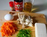 豆腐としめじの簡単♪サンラータン作り方1写真