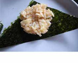 手が汚れない手巻き風おにぎり♪作り方2写真