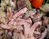 【サラチキ消費🥗】レンジだけ！高タンパク主菜🥬♪作り方4写真