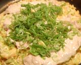 フライパンで！天かすたっぷりのお好み焼き作り方7写真