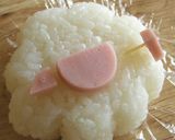 クルクルラップおにぎり★可愛いひつじさん作り方5写真
