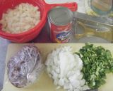 挽き肉のトマト煮（フィリピン料理風）作り方1写真