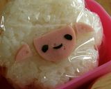 クルクルラップおにぎり★可愛いひつじさん作り方6写真