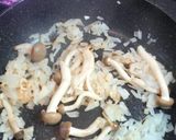 鮭ときのこのクリームパスタ作り方3写真