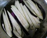 ☆夏に冷た～いナスのさっぱり和え物☆作り方1写真