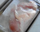 しっとり茹で鶏で☆バンバンジー作り方1写真