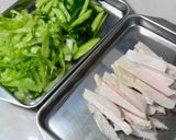 しっとり茹で鶏で☆バンバンジー作り方4写真
