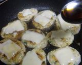 レンコンに乗ったつくね✿チーズ焼き　作り方5写真
