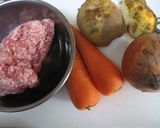 野菜コロコロ♪酒蒸し　キーマカレー♪作り方1写真