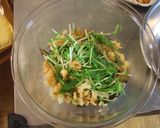 コクうま！茄子と水菜の揚げ玉和え♪作り方3写真