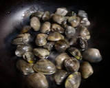 アサリ酒蒸し　TAKARAの紹興酒　作り方2写真