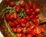 ✿水菜と❀プチトマトの✿ゴマ味噌和え作り方6写真