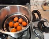圧力鍋でつるるん茹で卵en México作り方1写真