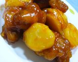 鶏肉とじゃがいものケチャップ甘酢あん作り方10写真