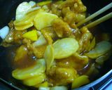 鶏肉とじゃがいものケチャップ甘酢あん作り方8写真