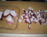 タコとフレッシュトマトのパスタ作り方3写真