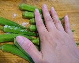 長いもとオクラのネバネバサラダ♬作り方1写真