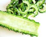 夏バテ解消★ゴーヤの味付け海苔和え作り方1写真