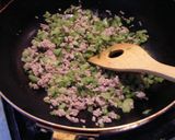 台湾家庭料理♪野沢菜＆豚挽肉の炒め♪作り方3写真