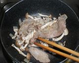 豚ときのこの野菜ジューススープかけゴハン作り方2写真