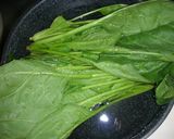 ほうれん草のニンニク青菜炒め(^O^)作り方1写真