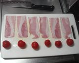 おつまみにベーコンでくるりん♪プチトマト作り方1写真
