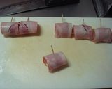おつまみにベーコンでくるりん♪プチトマト作り方2写真