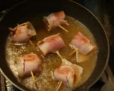 おつまみにベーコンでくるりん♪プチトマト作り方4写真