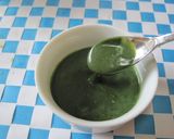 大麦若葉&練乳のソース作り方1写真