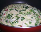 京風*新たまねぎと三つ葉のお好み焼き*作り方4写真